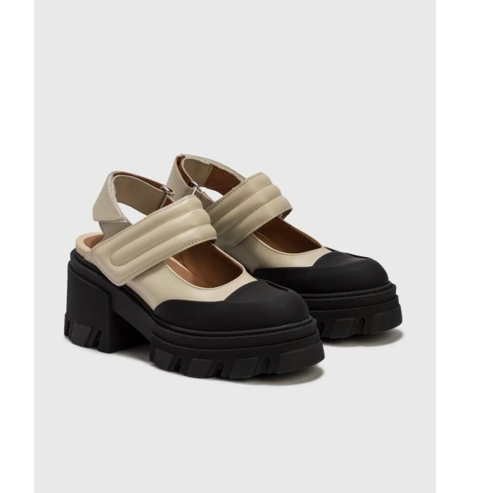 GANNI Slingback Mary Jane Platform Heels
Size: EU 40 (Approx. US Women’s 9.5-10)